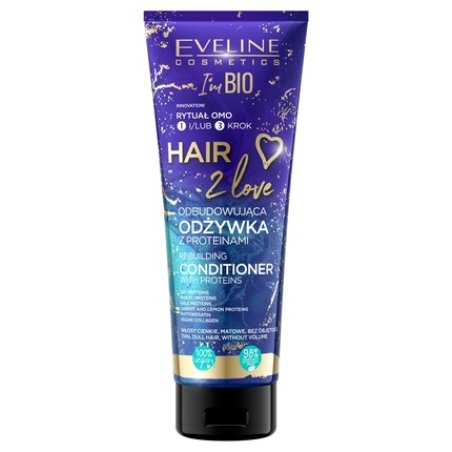 Eveline Hair 2 Love Protein Reconstruction Conditioner For Thin And Flat Hair 250ml