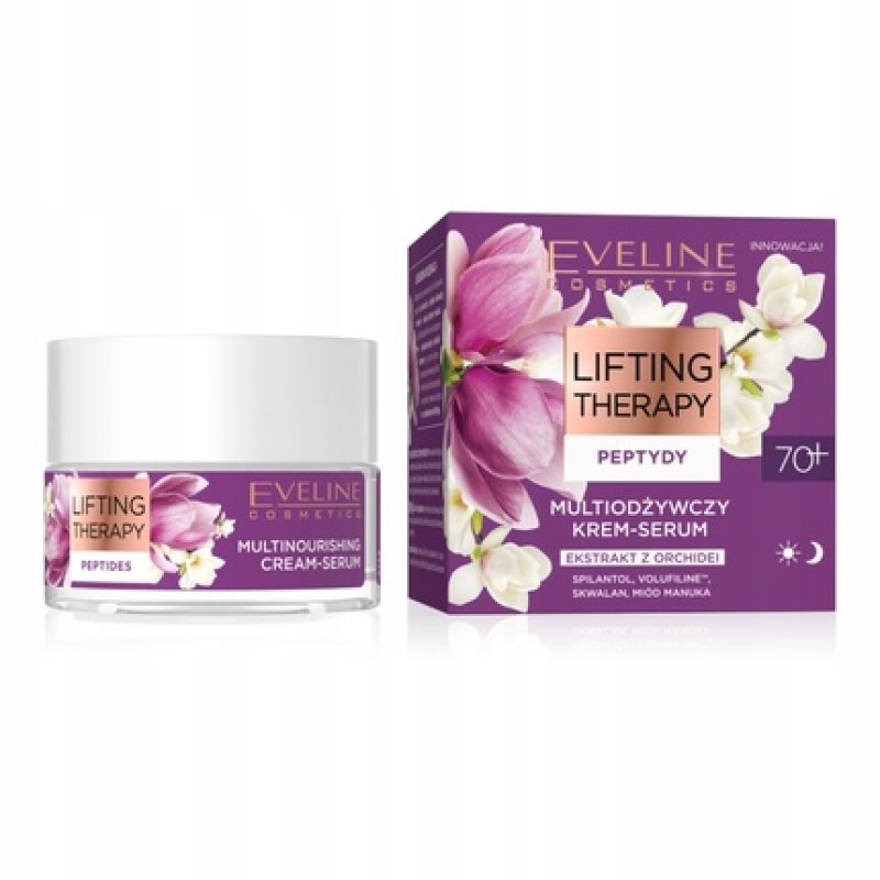 Eveline Cosmetics Lifting Therapy - Peptides Face Cream Serum 50ml