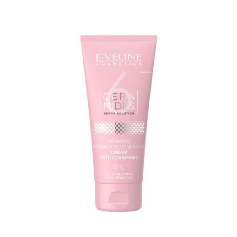 Eveline 6 Ceramides Probiotic Cream 50 Ml - Nourishing And Hydrating