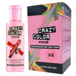 Renbow Crazy Color X4 Semi-Permanent Hair Color - Vermillion Red