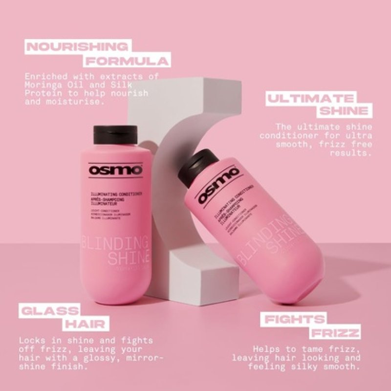 Osmo Blinding Shine Conditioner with Moringa Oil and Silk Protein Extracts 400ml