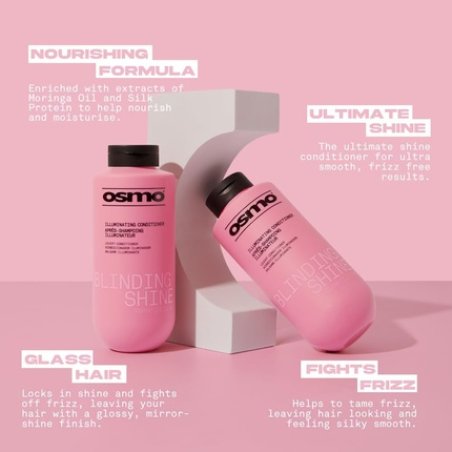 Osmo Blinding Shine Conditioner with Moringa Oil and Silk Protein Extracts 400ml