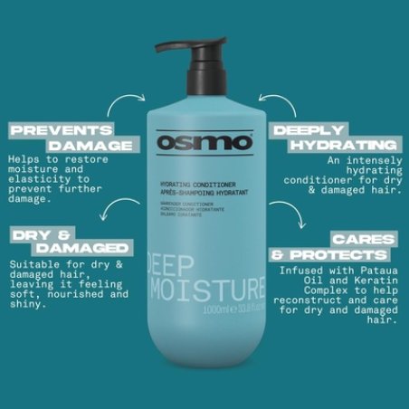 Osmo Deep Moisture Conditioner with Keratin Complex and Pataua Oil