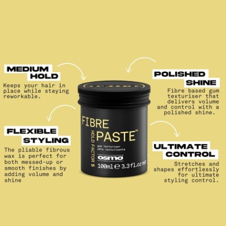 Osmo Fibre Paste Hair Texturiser Barber Moulding Paste Flexible & Firm