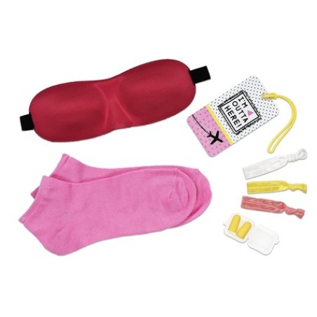 NPW-USA 7 Piece Beauty Junky In-Flight Essential Travel Comfort Kit