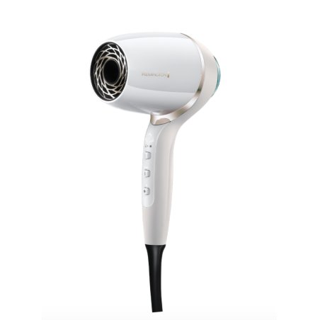 Remington Hydraluxe Pro Ionic Hair Dryer 2400W with 3 Styling Attachments and Hydracare Sensor Technology - Digital
