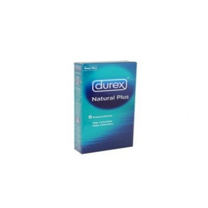 Durex Natural Plus Condoms - 6 Pack