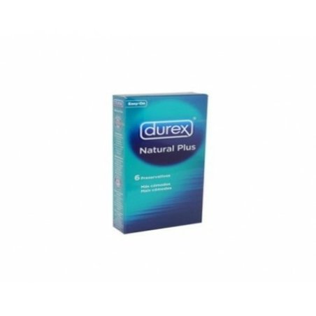 Durex Natural Plus Condoms - 6 Pack