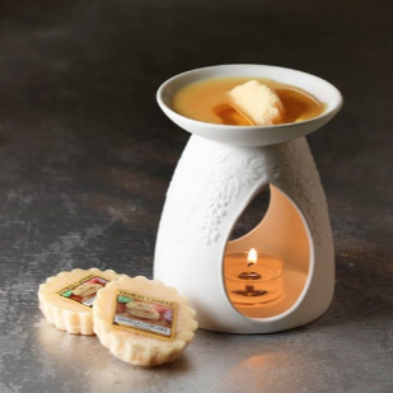 Yankee Candle Pastel Hues - Vine candle holder Ceramic White