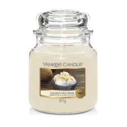 Yankee Candle Coconut Rice Dream bougie en cire Rond Blanc 1 pièce(s)