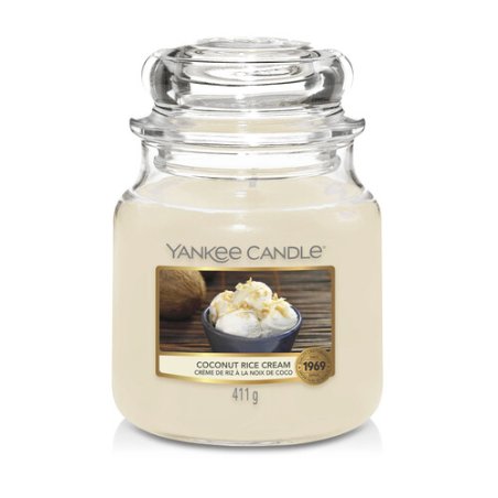 Yankee Candle Coconut Rice Dream wax candle Round White 1 pc(s)