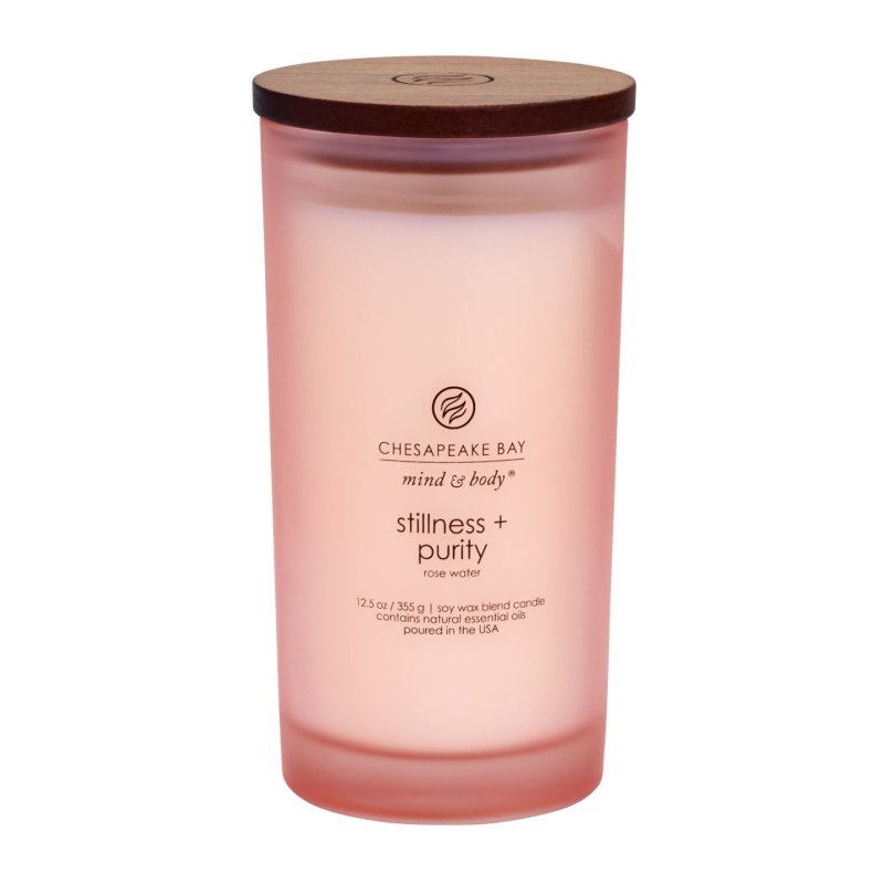 Chesapeake Bay Stillness Purity bougie en cire Cylindre Rose 1 pièce(s)