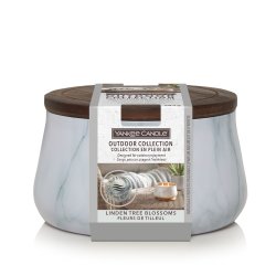 Yankee Candle Outdoor Citronella Candle | Linden Tree Blossoms Medium Candle