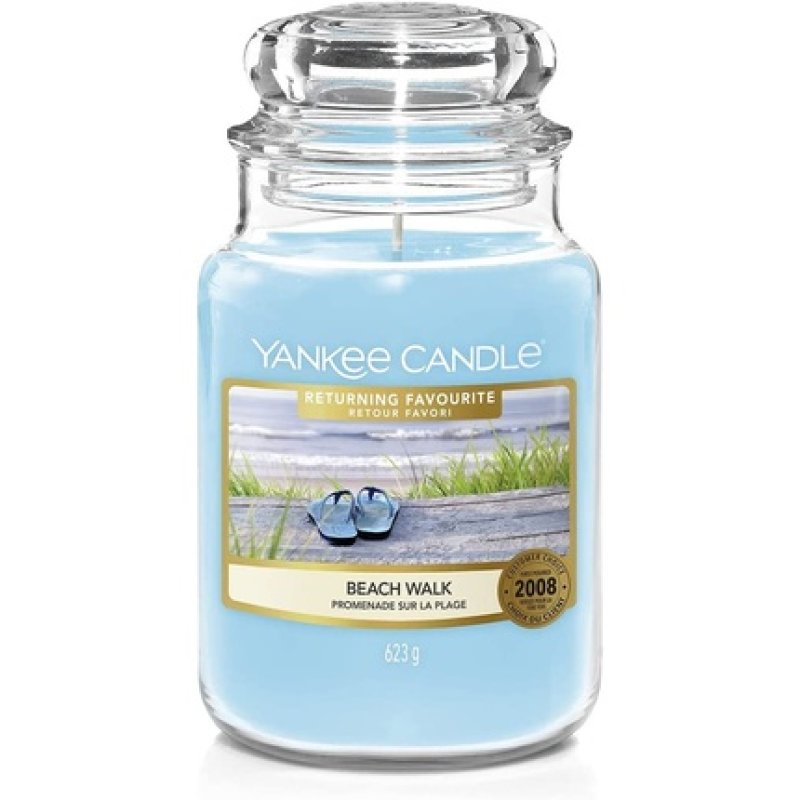 Yankee Candle Beach Walk Large Scented Candle in a Jar 623g