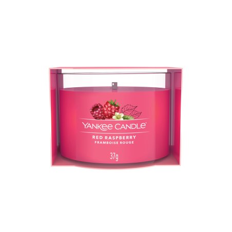 Yankee Candle Red Raspberry Glass Votive 37g