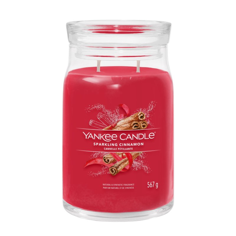 Yankee Candle Signature Scented Candle Large Sparkling Long Burn Candle