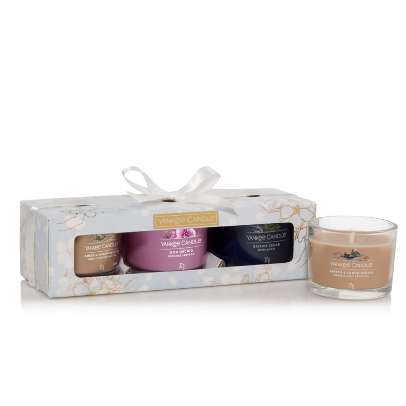 Yankee Candle Sakura Blossom Festival wax candle Round Multicolour 3 pc(s)