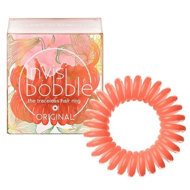 Invisibobble Original Hair Ring 3 Hair Ties Sweet Clementine