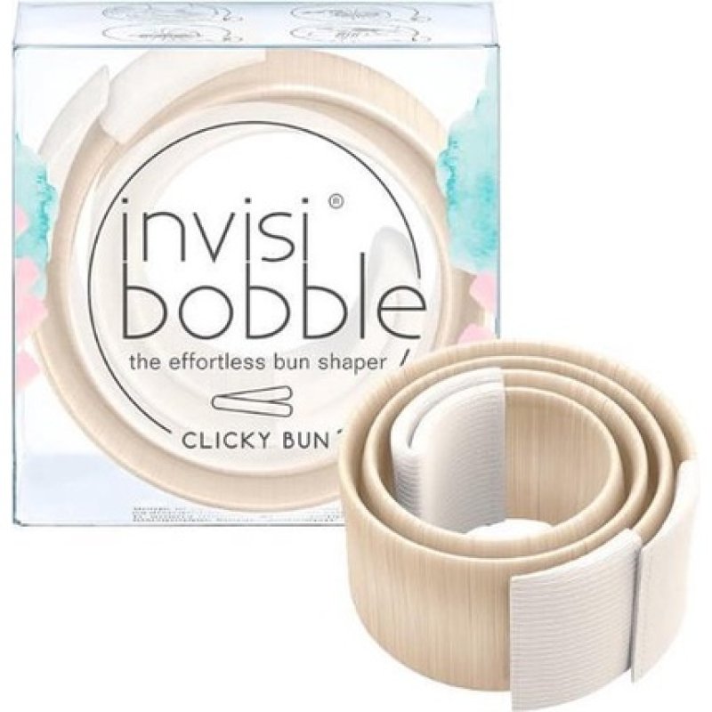 Invisibobble - Clicky Bun - To Be Or Nude To Be - Hair Elastic 1 Piece