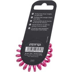 Papanga Spiral Hair Elastics, Metal Edition, Size: Small, Color: Metallic
