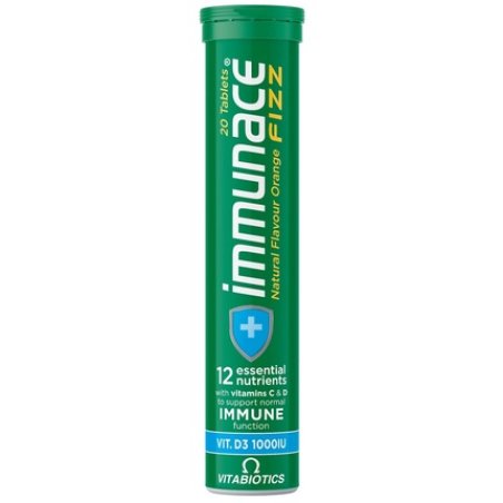 Vitabiotics Immunace Fizz Dietary Supplement Supporting Immunity - 20 Tablets