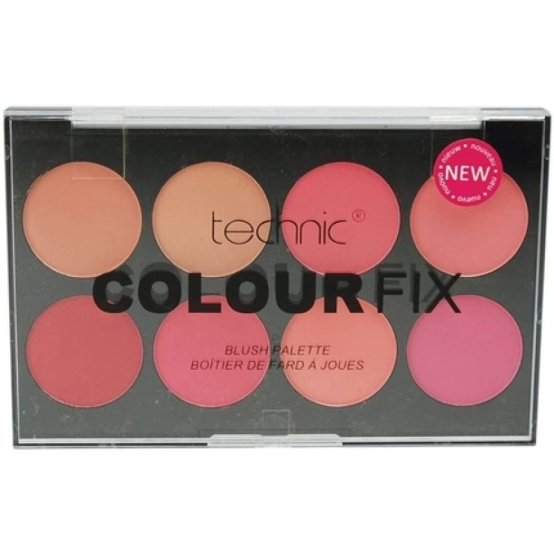 Technic Colour Fix Blush Palette 3.5g - Pack of 8