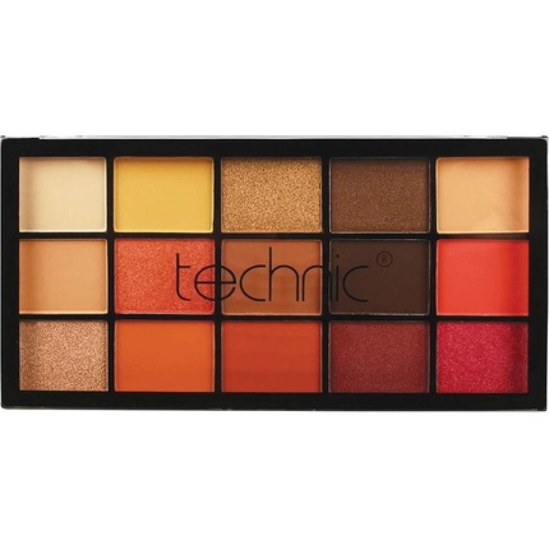 Technic Eyeshadow Palette 15 Pressed Pigment Venus Rising Neutral Colors Eyes