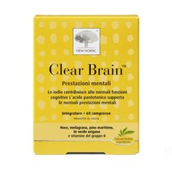Clear Brain Food Supplement 60 Tablets