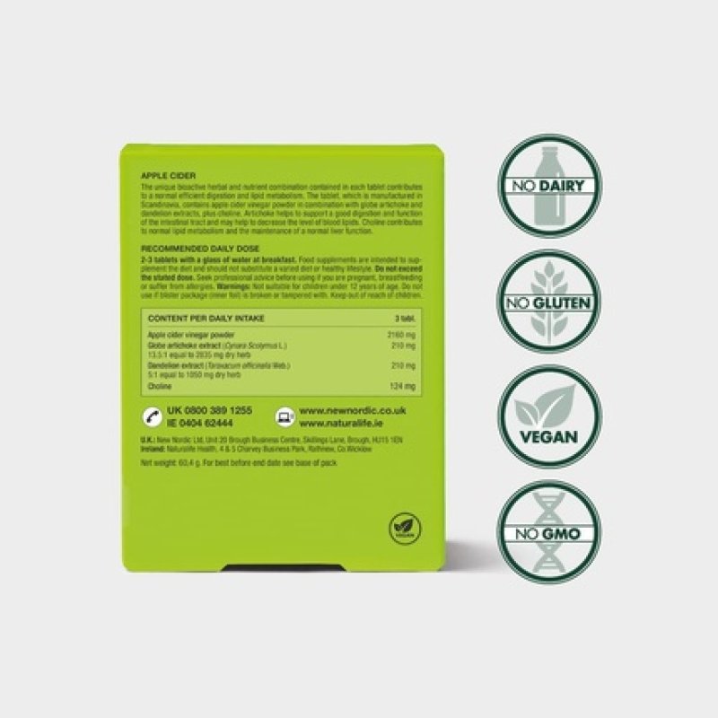 New Nordic Apple Cider Mega Strength OAD 30 Tablet