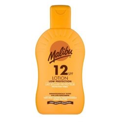 Malibu Protective Sun Lotion SPF12 Waterproof Medium Protection 200ml