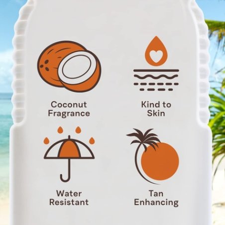 Malibu Bronzing Tanning Oil SPF10 Tropical Coconut 200ml