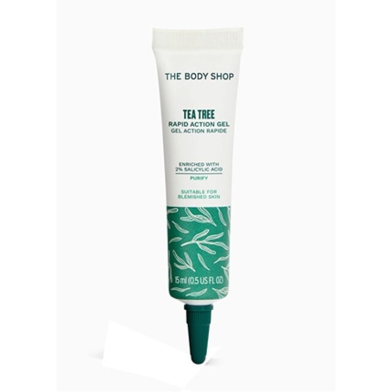 The Body Shop Tea Tree Night Gel For Skin Imperfections Rapid Action Gel - 15 Ml