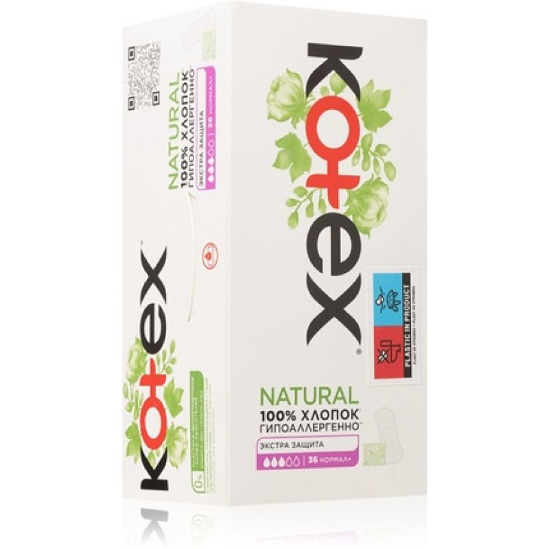 KotexHV Natural Normal 36 Sanitary Napkins