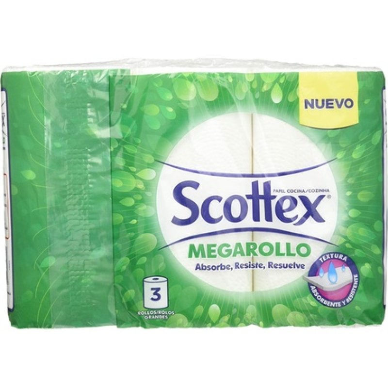 Scottex Kitchen Paper Mega Roll 3 Rolls - Pack of 3