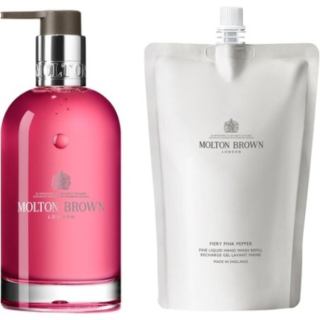 Molton Brown Fiery Pink Pepper Fine Liquid Hand Wash Glass Bottle