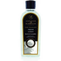 Ashleigh & Burwood Fresh Linen Lamp Fragrance 500ml - Promotes Wellbeing - Made in UK with Natural Ingredients -