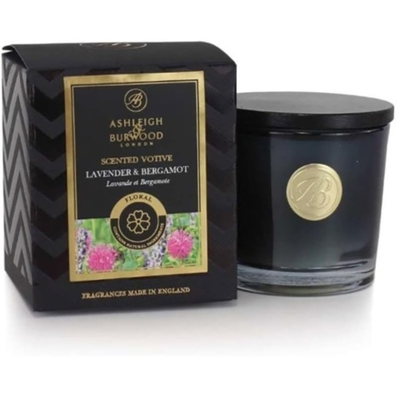 ASHLEIGH & BURWOOD Lavender & Bergamot Scented Mini Candle