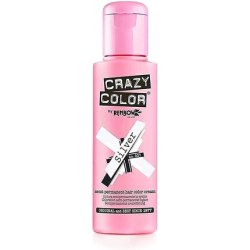 Crazy Color Semi-Permanent Hair Color Cream Silver 100ml - Pack of 4