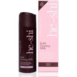 He-Shi Gold Tanning Milk 200ml - Lightweight Fake Tan with Glycerine