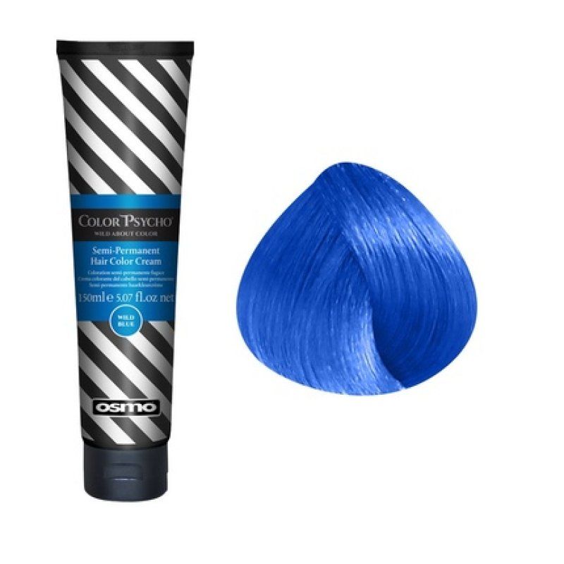 Color Psycho Tamer Semi-Permanent Hair Color Wild Blue 150ml