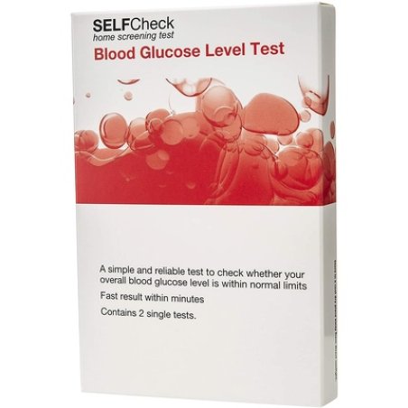 SELFCheck Blood Glucose Level Test - 2 Tests Included