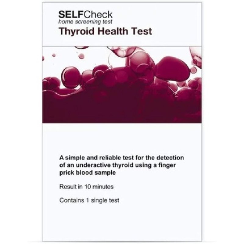 SELFCheck Thyroid Health Test TSH Home Blood Test for Hypothyroidism