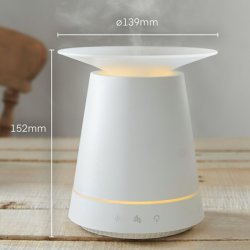 Made By Zen Kasumi White Aroma Diffuser Humidifier for Bedroom and Home