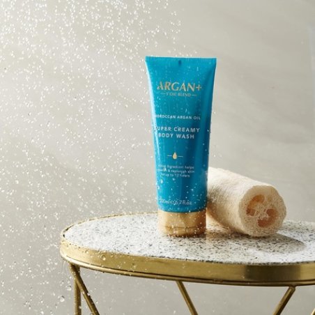 Argan Super Creamy Body Wash Moroccan Argan Oil Vegan Shower Gel 200ml