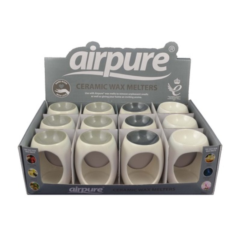 Airpure Ceramic Aroma Lamp For Wax Melt Grey