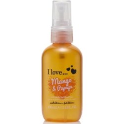 I Love Originals Mango & Papaya Body Spritzer with Natural Fruit