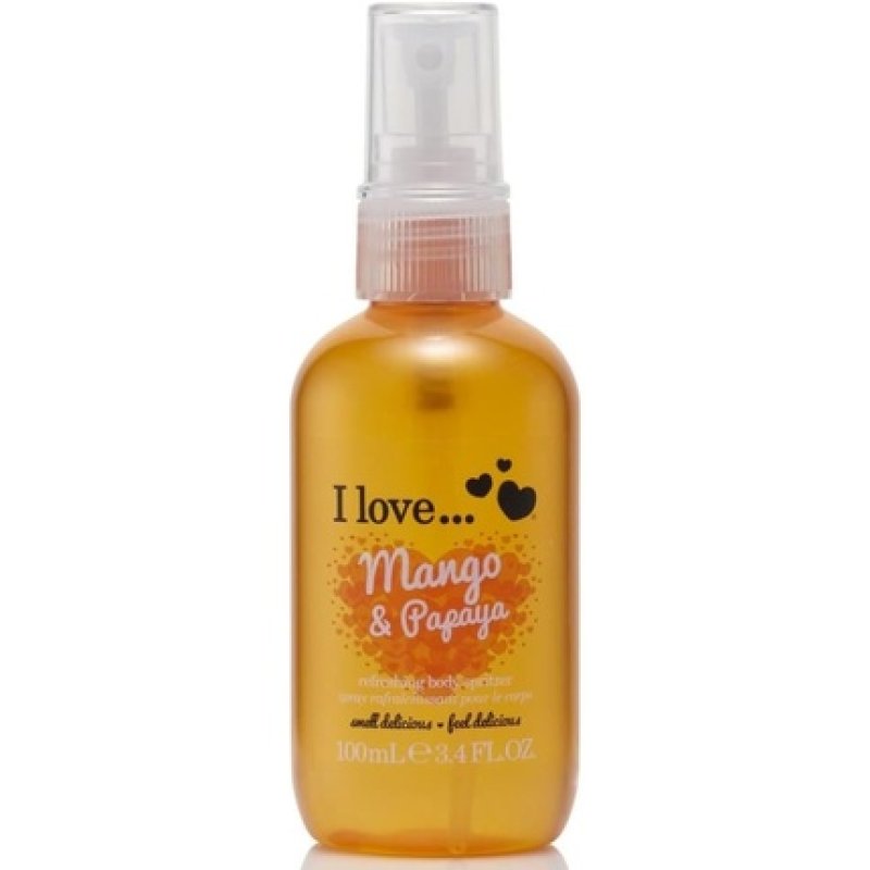 I Love Originals Mango & Papaya Body Spritzer with Natural Fruit