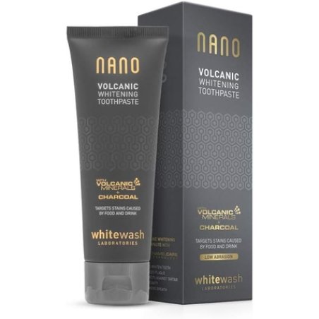 WhiteWash Nano Volcanic Mineral Whitening Toothpaste 75ml