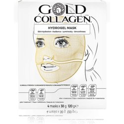 GOLD COLLAGEN Hydrogel Mask Set Face Masks Skincare for Dehydrated & Tired Skin Sheet Mask with Hyaluronic Acid Against