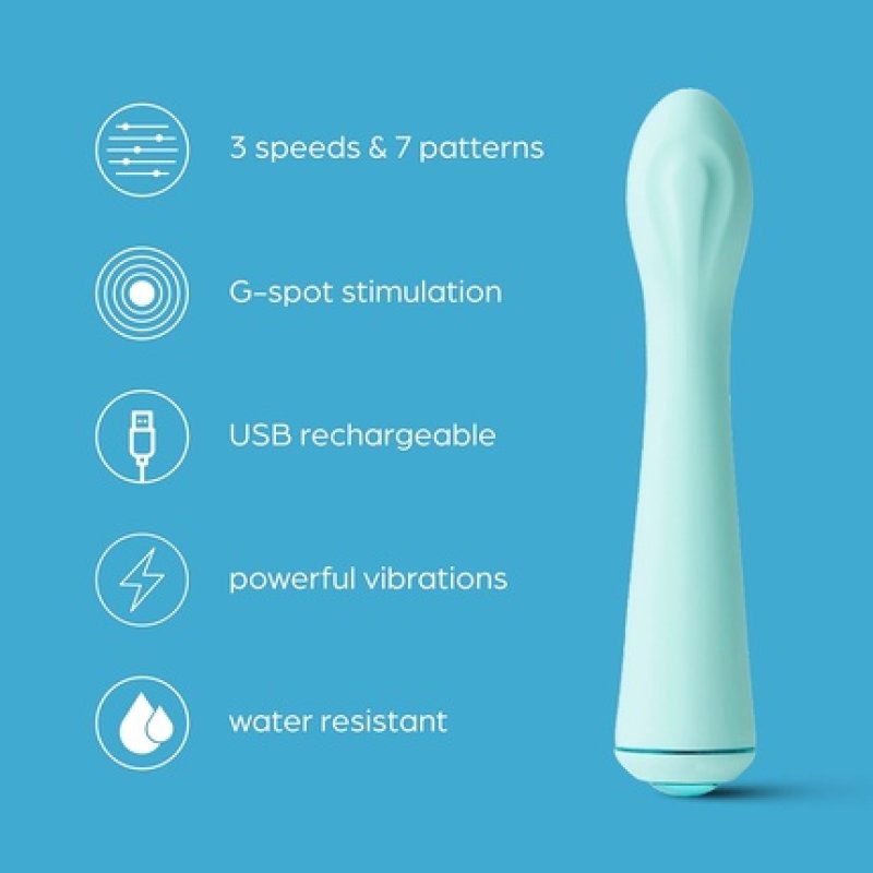 So Divine Self Pleasure Rechargeable G-Spot Vibrator Blue